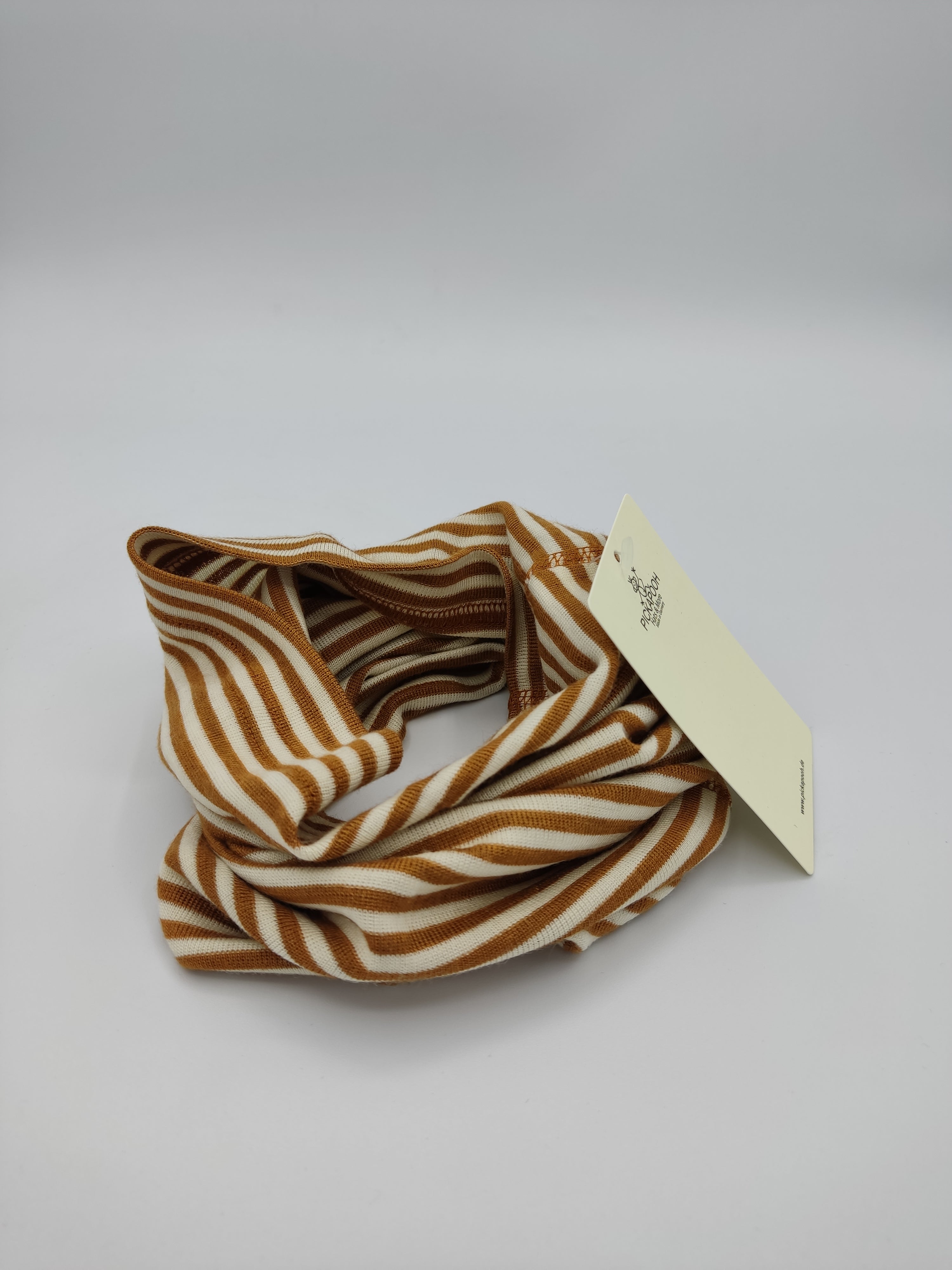 Scaldacollo in lana e seta per bambino e adulto // riga Ruggine